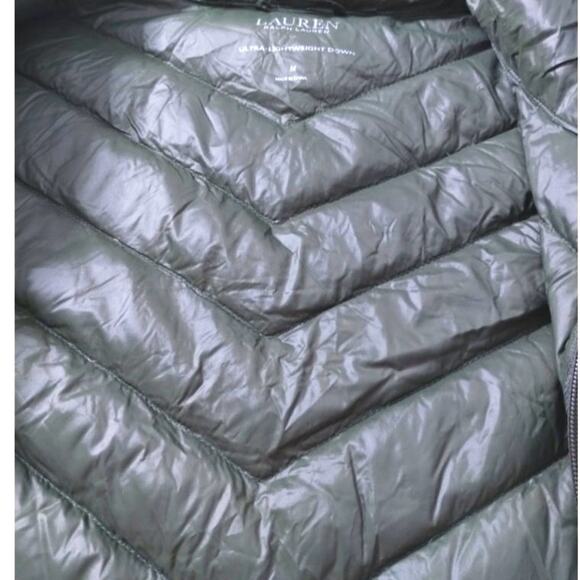 Ralph Lauren Women's size Medium Anorak Lightweight Down Puffer Jacket Preppy - Picture 10 of 13